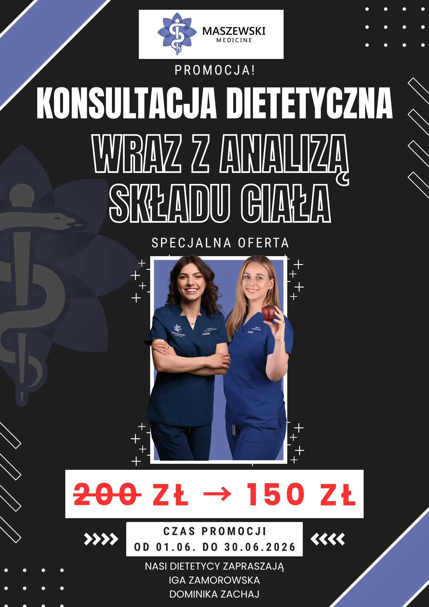 Konsultacja dietetyczna – czerwcowa promocja w Maszewski Medicine