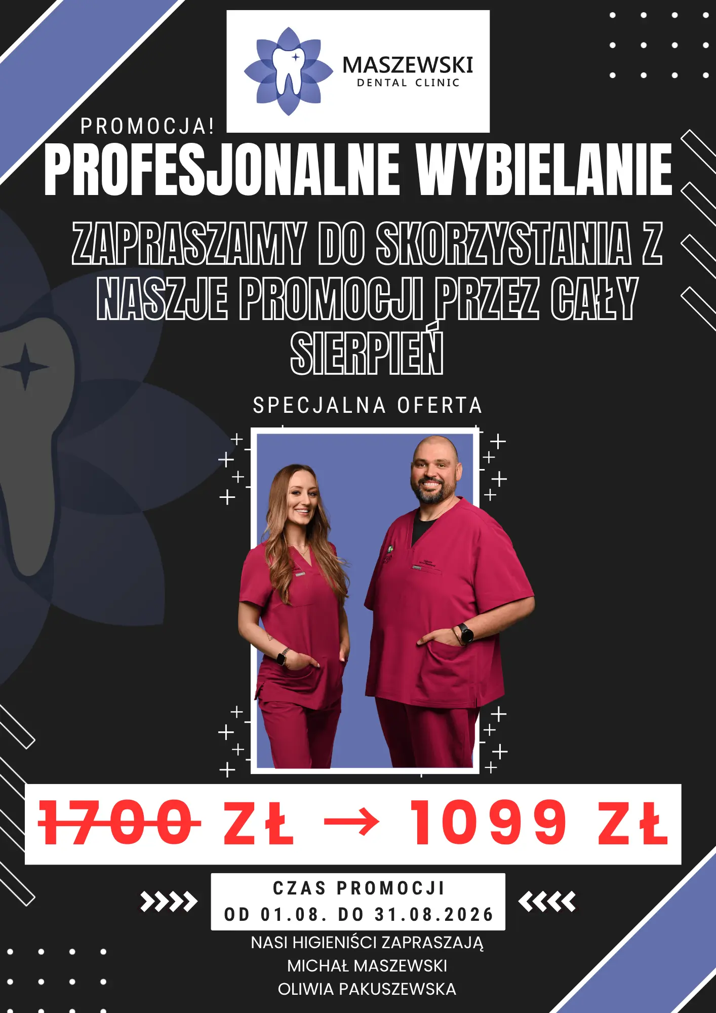 Promocja – wybielanie Grudziądz Maszewski Dental Clinic